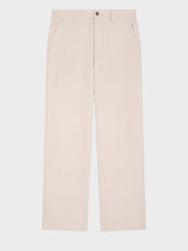 Chino Slack Regular En Coton Beige