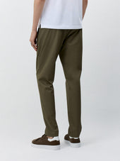 Pantalon Coordonnable Slim En Coton Stretch Kaki