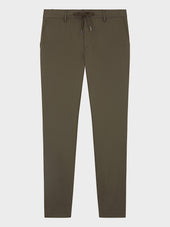 Pantalon Coordonnable Slim En Coton Stretch Kaki