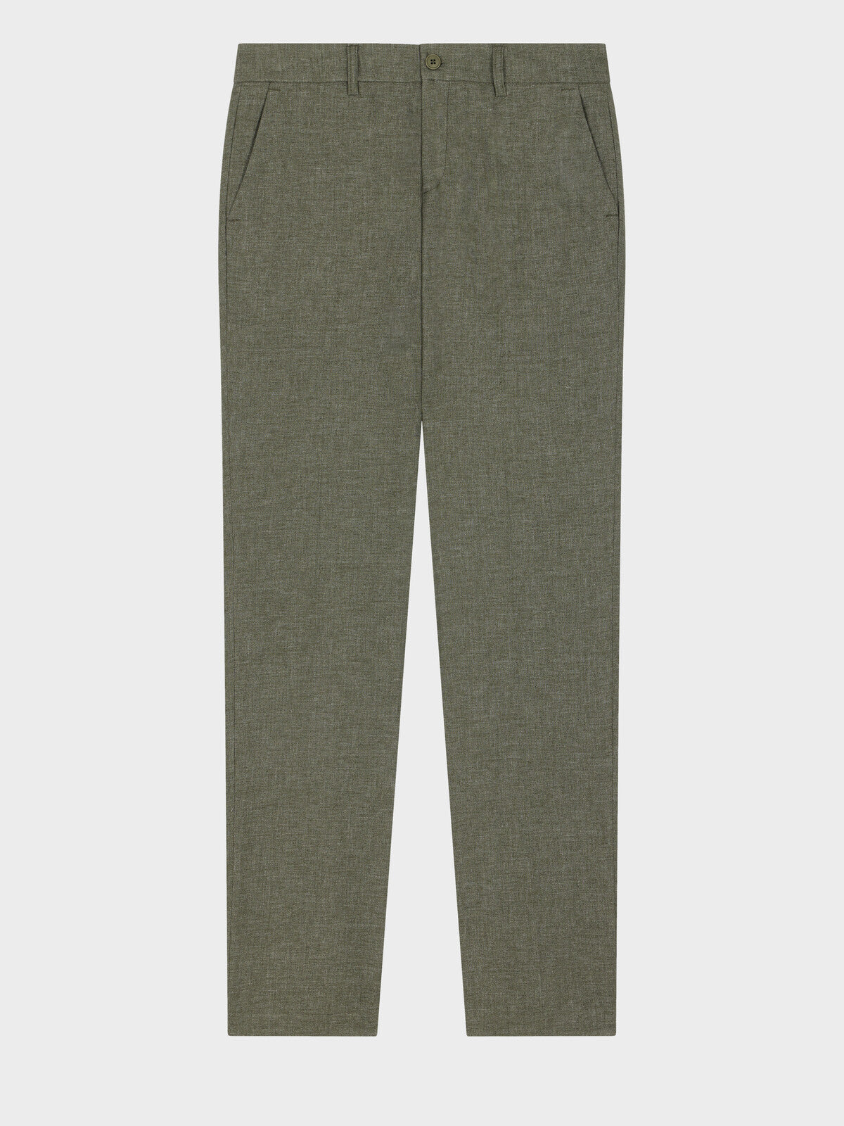 Pantalon Coordonnable Slim En Lin M Lang Kaki