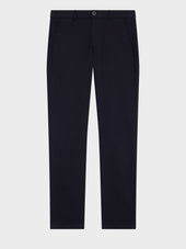 Chino Slack Semi Regular En Coton Stretch Bleu Marine