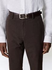 Chino Slack Slim En Coton Stretch Marron