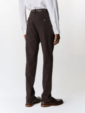 Chino Slack Slim En Coton Stretch Marron