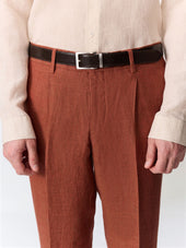 Pantalon Coordonnable Slim En Lin