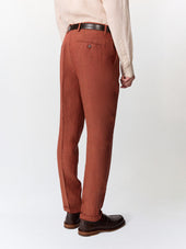 Pantalon Coordonnable Slim En Lin