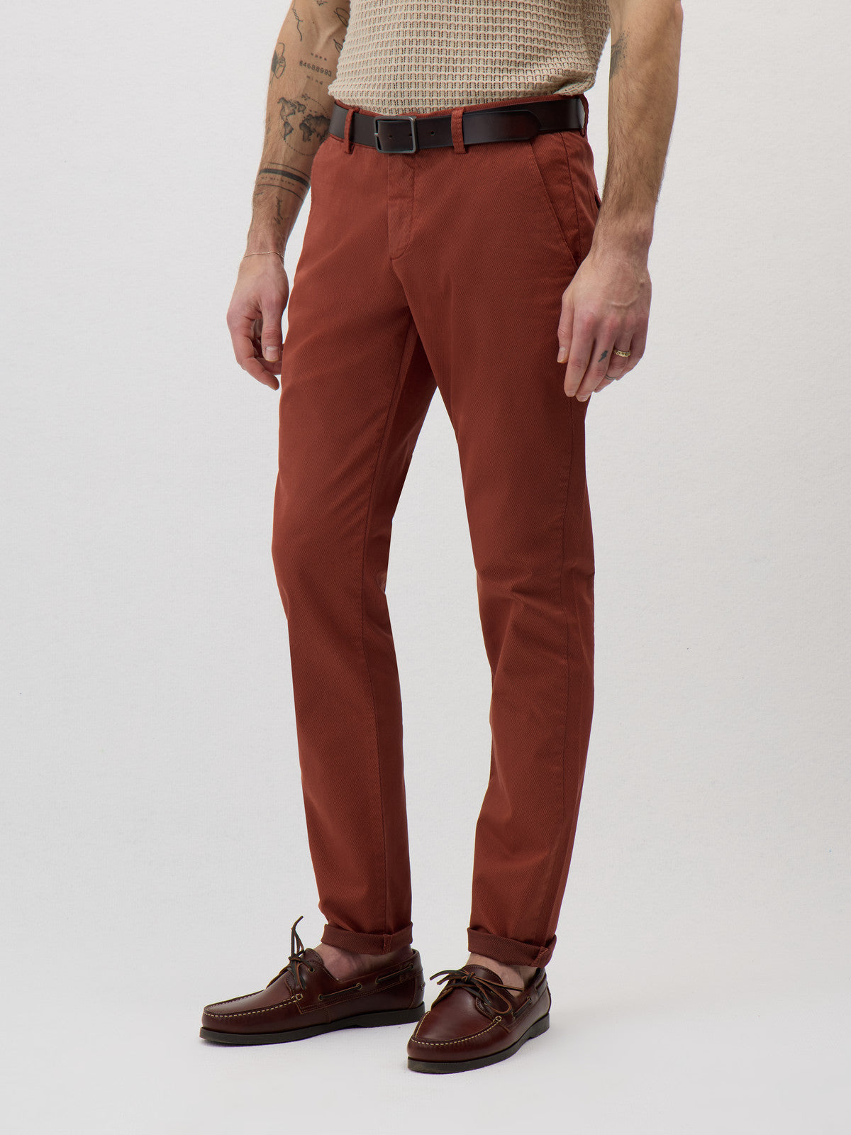 Chino Slack Slim En Coton M Lang