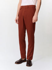 Chino slack slim terracotta