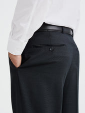 Pantalon Coordonnable En Laine Anthracite