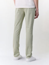Chino Slack Slim En Coton Stretch Vert D Eau