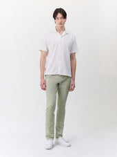 Chino Slack Slim En Coton Stretch Vert D Eau