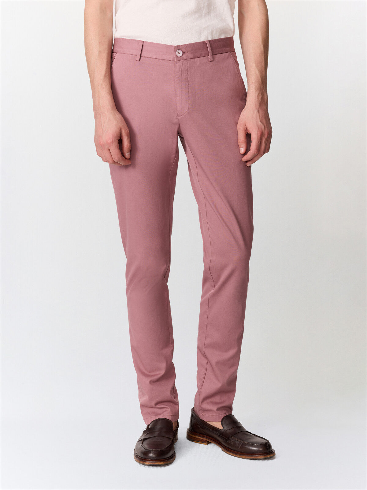 Chino Slack Slim En Coton Stretch Violet