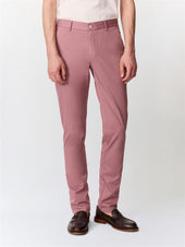 Chino slack slim en coton stretch violet