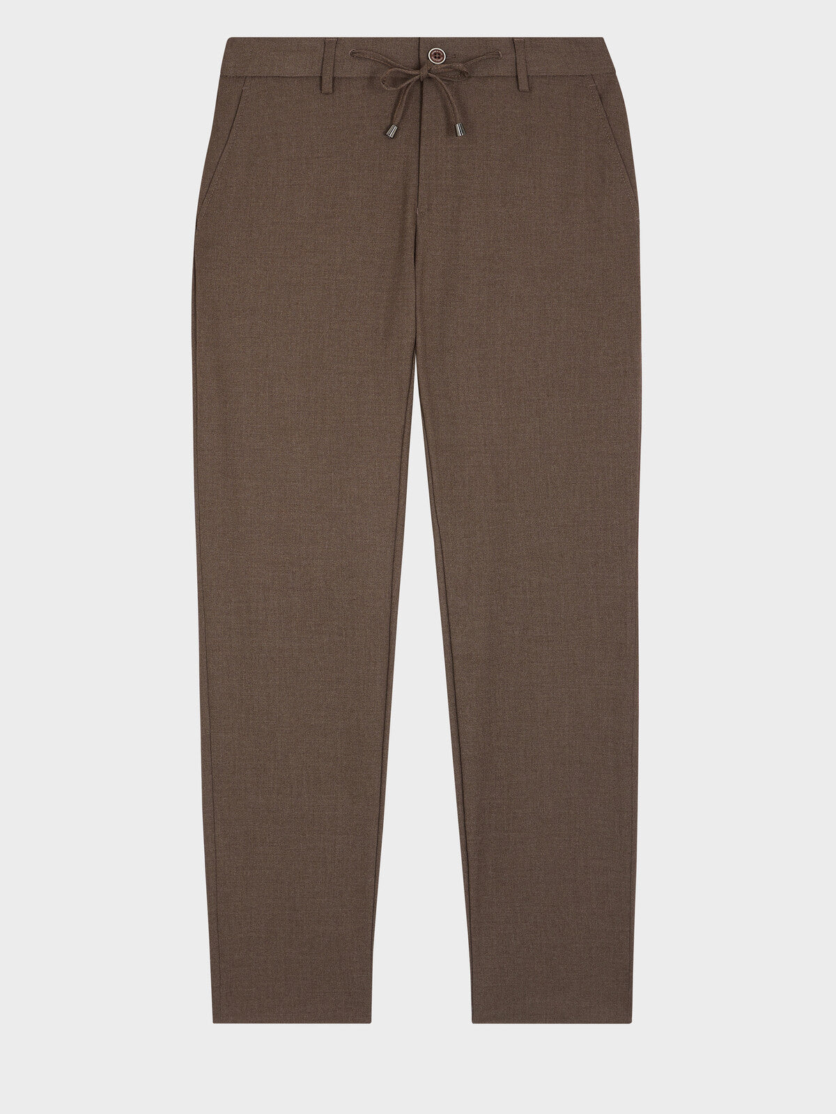 Pantalon Casual Slack Slim Marron