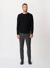 Pantalon Casual Slack Skinny 7 8 Anthracite