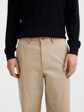 Pantalon De Travail En Coton Stretch Beige