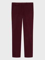 Chino Slack Regular En Coton Stretch Bordeaux