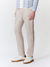 Pantalon casual slack regular beige