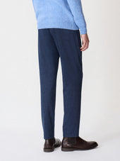 Pantalon Casual Slack Regular Bleu Indigo