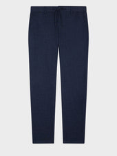 Pantalon Casual Slack Regular Bleu Indigo
