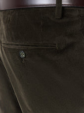 Pantalon Coordonnable Regular En Velours C Tel Kaki