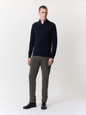 Chino Slack Regular En Coton Stretch Kaki