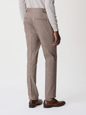 Chino Slack Regular En Coton Stretch Marron