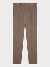 Chino Slack Regular En Coton Stretch Marron