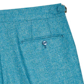 Pantalon En Laine Bleu