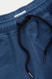 Bamboo Sorona Sweatshorts Rolled Hem Navy