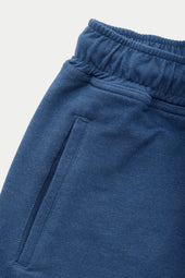 Bamboo Sorona Sweatshorts Rolled Hem Navy