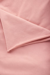 Bamboo Sorona Sweatshorts Rolled Hem Rose Tan