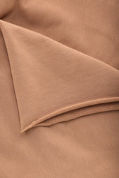 Bamboo Sorona Sweatshorts Rolled Hem Mocha Mousse