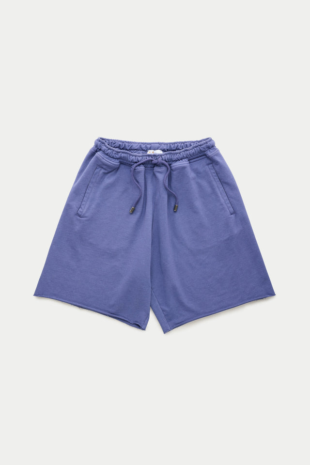 Bamboo Sorona Sweatshorts Rolled Hem Future Dusk