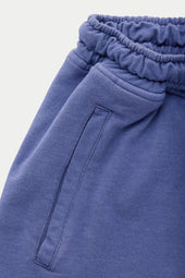 Bamboo Sorona Sweatshorts Rolled Hem Future Dusk