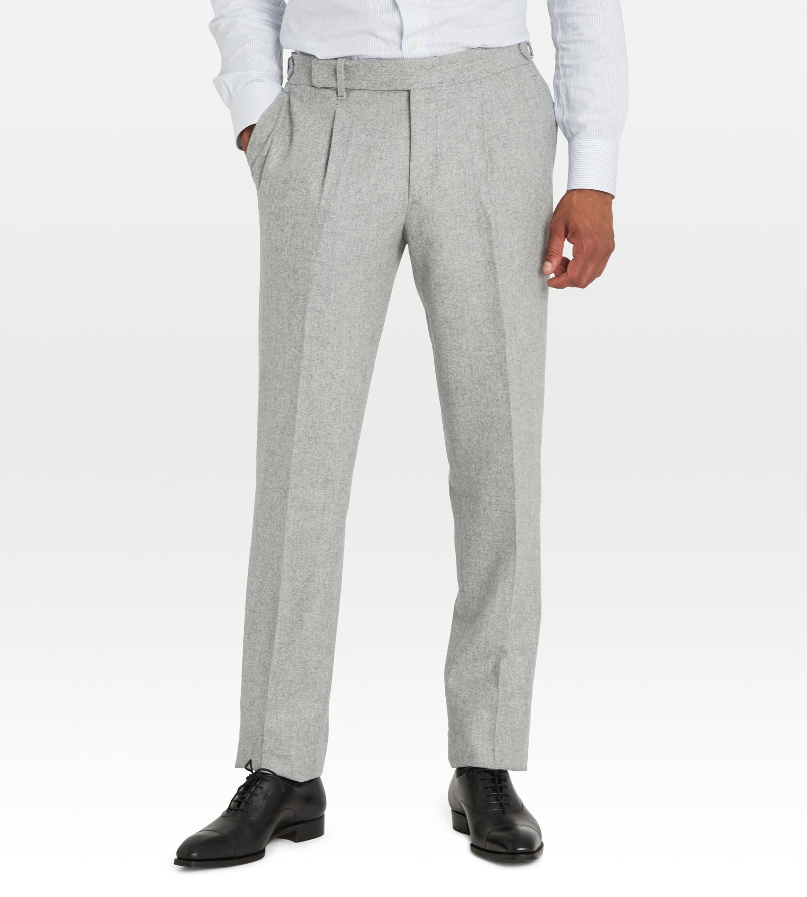Pantalon En Flanelle De Laine