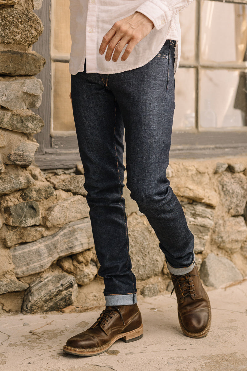 The Needle Skinny - Indigo Raw 10.5oz Selvedge - 38
