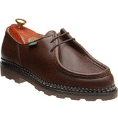 Paraboot Michael mens rubber-soled Derby shoes in graine ebene