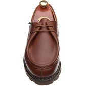 Paraboot Michael mens rubber-soled Derby shoes in lisse marron