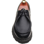 Paraboot Michael mens rubber-soled Derby shoes in lisse noir