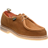 Paraboot Micka mens Derby shoes in velours whisky