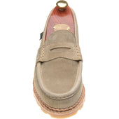 Paraboot Nantes mens rubber-soled loafers in velours sand