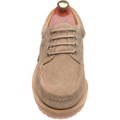 Paraboot Thiers mens rubber-soled Derby shoes in velours muscade