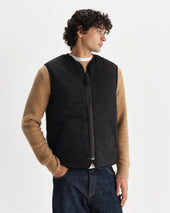 Paragon And Brown Reversible Paisley Borg Gilet