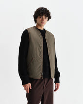 Paragon Natural Reversible Nylon And Wool Gilet