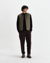 Paragon Natural Reversible Nylon And Wool Gilet