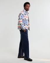 Park And Multicolour Aztec Jacquard Jacket