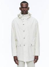 Technical canvas nautical parka