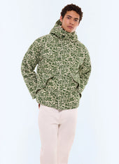Camouflage technical fabric parka