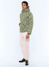 Camouflage technical fabric parka
