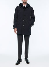 Water-repellent canvas parka